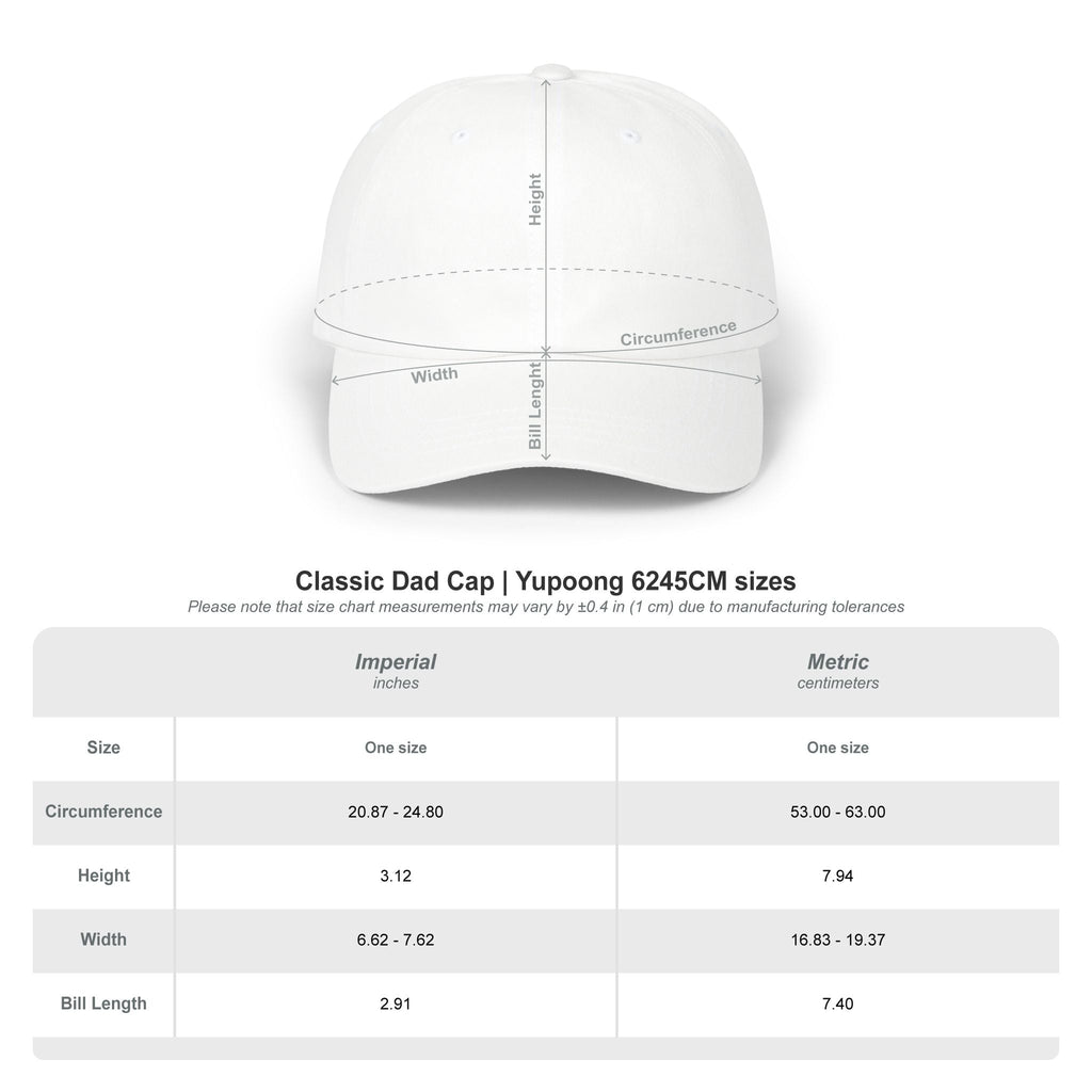 Centered Embroidered — Baseball Hat with Gold Stitching - AURA BY RS ®