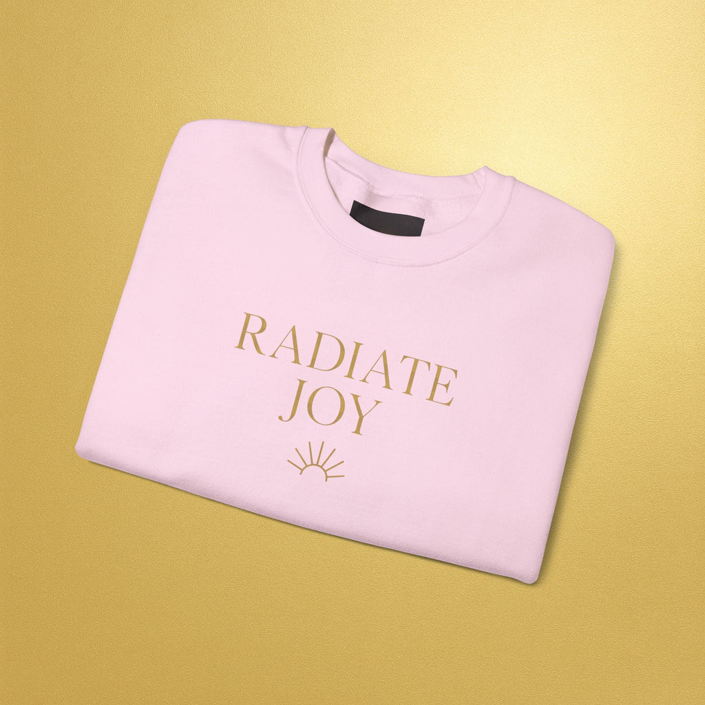 Radiate Joy Crewneck Sweatshirt | Inspirational - AURA BY RS ®