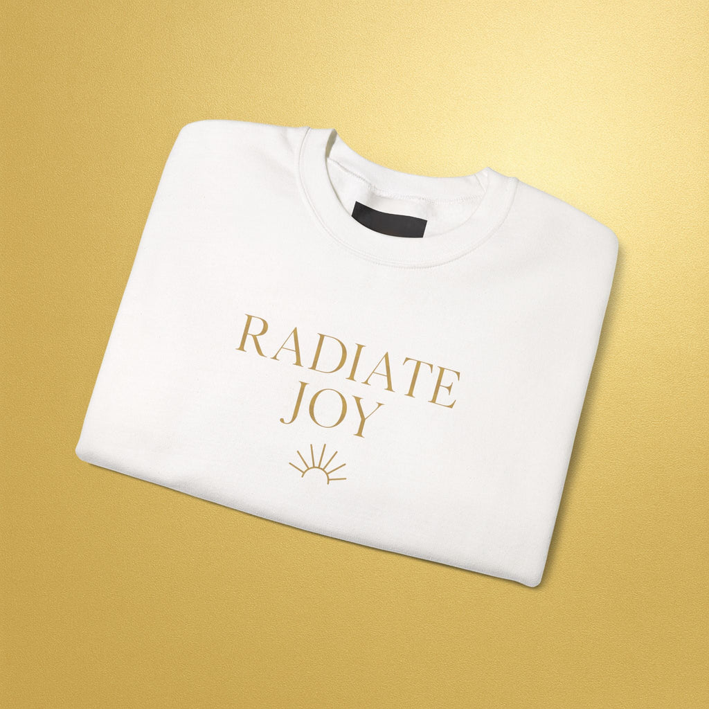 Radiate Joy Crewneck Sweatshirt | Inspirational - AURA BY RS ®
