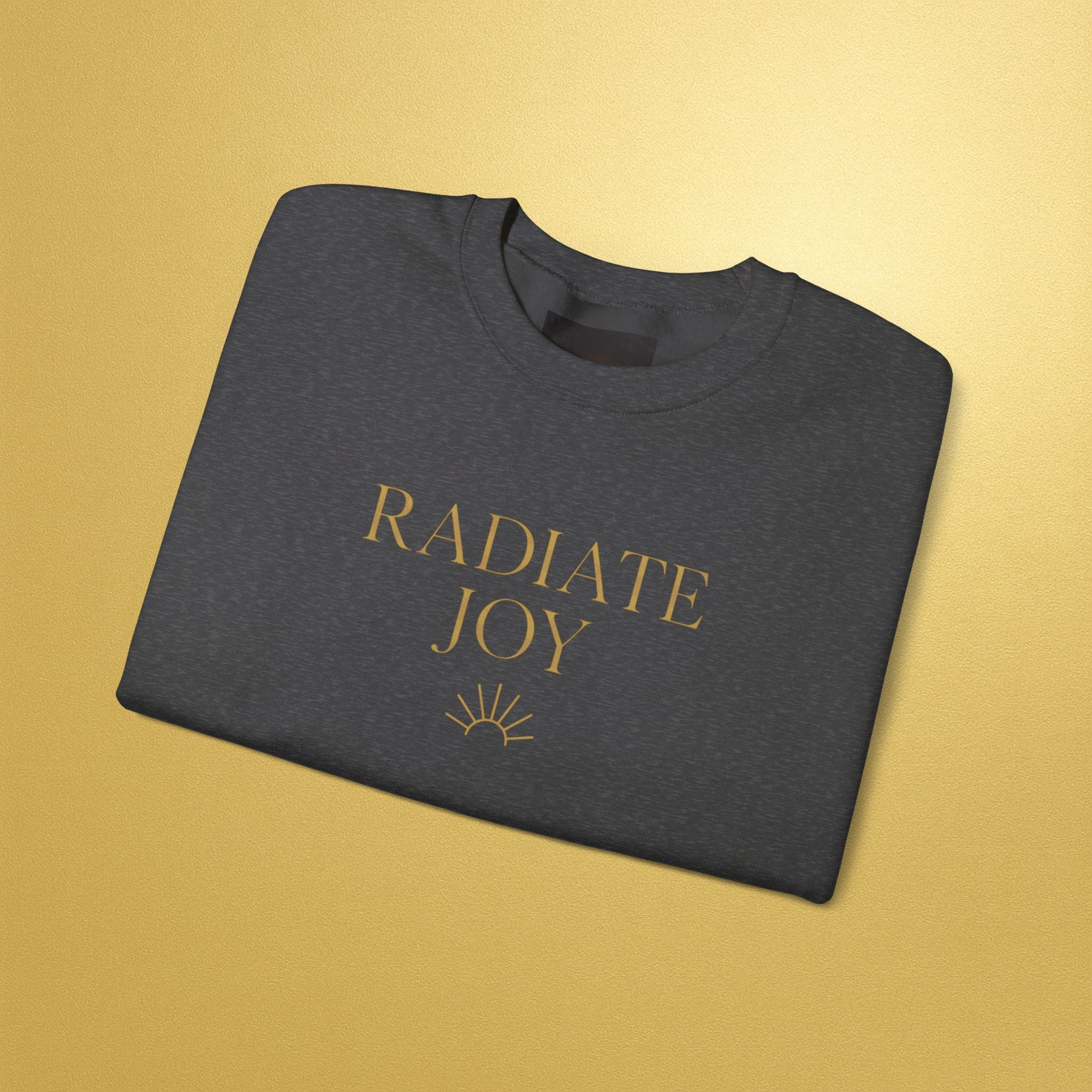 Radiate Joy Crewneck Sweatshirt | Inspirational - AURA BY RS ®
